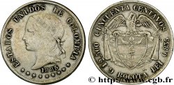 COLOMBIA 50 Centavos 1885 Bogota