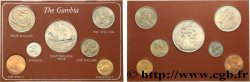 GAMBIA Série Proof 7 monnaies 1966-1970