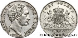 ALLEMAGNE - ROYAUME DE BAVIÈRE - MAXIMILIEN II JOSEPH 2 Gulden 1849