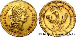 ITALIE - ROYAUME DE SICILE - CHARLES III D ESPAGNE 1 Oncia d’or  1734 Palerme