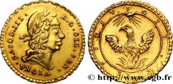 ITALIE - ROYAUME DE SICILE - CHARLES III D ESPAGNE 1 Oncia d’or  1734 Palerme AU