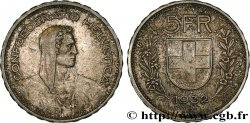 SUISSE 5 Francs Berger des Alpes 1932 Berne
