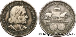 UNITED STATES OF AMERICA 1/2 Dollar Exposition Colombienne de Chicago 1893 Philadelphie XF