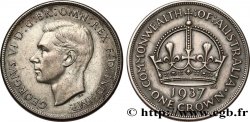 AUSTRALIE 1 Crown Georges VI 1937 Melbourne