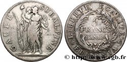 ITALIA - GALIA SUBALPINA 5 Francs an 10 1802 Turin