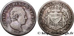 ITALIE - ROYAUME DE SARDAIGNE 50 Centesimi Charles Félix 1826 Turin