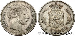 DANEMARK 1 Krone Christian IX 1875 Copenhague TTB