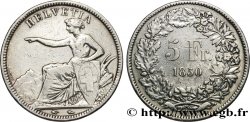SWITZERLAND - CONFEDERATION 5 Francs 1850 Paris