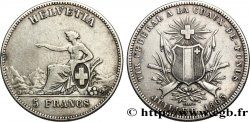SWITZERLAND 5 Francs Tir fédéral de la Chaux-de-Fond 1863