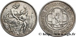 SUISSE 5 Francs Tir de Schaffhouse (Schaffhaussen) 1865