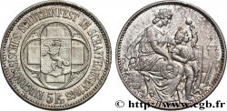 SVIZZERA 5 Francs Tir de Schaffhouse (Schaffhaussen) 1865