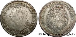 ITALY - KINGDOM OF SARDINIA 1/2 Scudo Charles Emmanuel III 1764 Turin