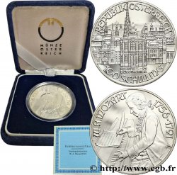 AUSTRIA 100 Schilling Proof Mozart - Salzbourg 1991