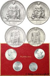 VATICAN ET ÉTATS PONTIFICAUX Série 4 monnaies  1948 Rome