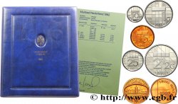 PAYS-BAS Série proof 5 monnaies + 1 jeton 1982 