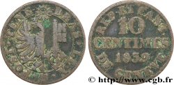 SWITZERLAND - REPUBLIC OF GENEVA 10 Centimes 1839