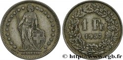 SUISSE 1 Franc Helvetia 1957 Berne