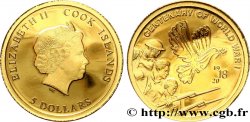ÎLES COOK 5 Dollar Proof centenaire de la première guerre mondiale 2018