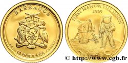 BARBADE 10 Dollars Proof 50e anniversaire du Premier pas sur la Lune 2019
