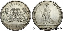 SUISSE - CANTON DE ZÜRICH 5 Franken Tir de Zurich 1859  SUP