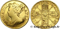 GRANDE-BRETAGNE - ANNE Guinée, 3e buste 1711 Londres TB/TB+