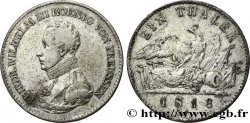 ALEMANIA - PRUSIA 1 Thaler Frédéric-Guillaume III roi de Prusse / aigle 1818 Berlin