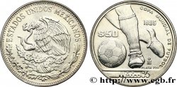 MEXICO 50 Pesos Coupe du Monde de football 1985 