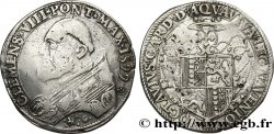 ITALIE - ÉTATS DU PAPE - CLÉMENT VIII (Hyppolite Aldobrandini) Piastre  1599 Rome