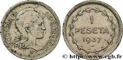 ESPAGNE - PAYS BASQUE 1 Peseta Gouvernement d’Euskadi 1937 Bruxelles