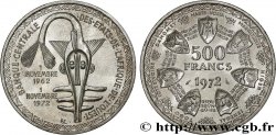 ÉTATS DE L AFRIQUE DE L OUEST (BCEAO) 500 Francs BCEAO 1972 Paris