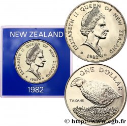 NEW ZEALAND 1 Dollar Takahe (oiseau) 1982 