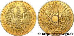 ALLEMAGNE 10 Mark aigle héraldique / 40e anniversaire de la fondation de la République Fédérale Allemande 1989 Karlsruhe