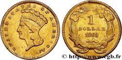 UNITED STATES OF AMERICA 1 Dollar ”Indian Princess” 1868 Philadelphie XF