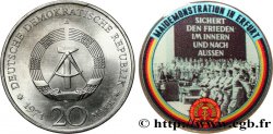 REPúBLICA DEMOCRáTICA ALEMANA 20 Mark MODIFIE SERIE ARMEE - (Défilé de mai à Erford) 1971 A Berlin