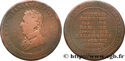 BRITISH TOKENS OR JETTONS 1/2 Penny Hull Wellington 1812 