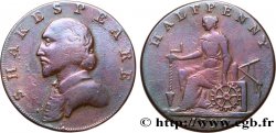 BRITISH TOKENS OR JETTONS 1/2 Penny William Shakespeare 1792 
