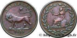BRITISH TOKENS OR JETTONS 1/2 Penny - lion Essex 1813 