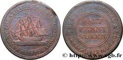 ROYAUME-UNI (TOKENS) 1/2 Penny Bristol (Somerset) Sheathing Nail Manufactury 1812