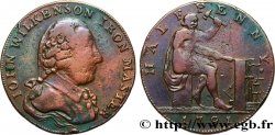 ROYAUME-UNI (TOKENS) 1/2 Penny John Wilkinson (Warwickshire) 1791