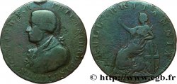 BRITISH TOKENS OR JETTONS 1/2 Penny - John Edward 1795 