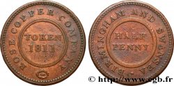BRITISH TOKENS OR JETTONS 1/2 Penny Birmingham (Warwickshire),  1811 