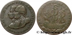 BRITISH TOKENS OR JETTONS 1/2 Penny - Middlesex, Guard and glory n.d. 