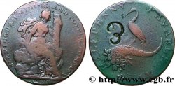 BRITISH TOKENS OR JETTONS 1/2 Penny Birmingham (Warwickshire)  1797 