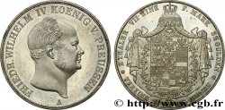 ALLEMAGNE - ROYAUME DE PRUSSE - FRÉDÉRIC-GUILLAUME IV 2 Thaler  1856 Berlin SUP+