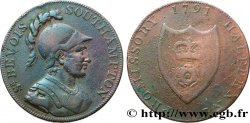 BRITISH TOKENS OR JETTONS 1/2 Penny Southampton - Sir Bevois 1791 Southampton