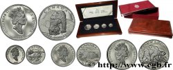 CANADA Coffret Proof Platine - 4 monnaies Ours Polaire (Polar Bear) 1990  Proof set