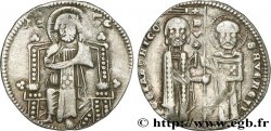 ITALIE - VENISE - PIERRE GRADENIGO (49ème doge) Grosso ou Matapan c. 1290-1310 Venise TTB