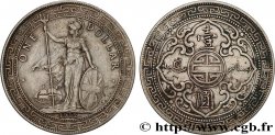 VEREINIGTEN KÖNIGREICH 1 Dollar Britannia debout avec voilier 1912 Bombay