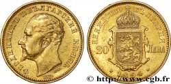 BULGARIE - FERDINAND Ier 20 Leva 1894 Kormoczbanya (Kremnitz) TTB+