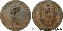 ROYAUME-UNI (TOKENS) 1/2 Penny Manchester (Lancashire)  1793  SPL